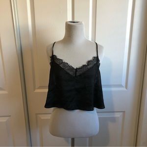 Free People Intimates Black Crop